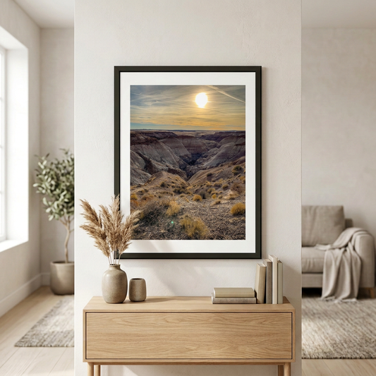 Fine art photography print of Petrified Forest by Nemet Studio. Framed wall art supporting conservation.